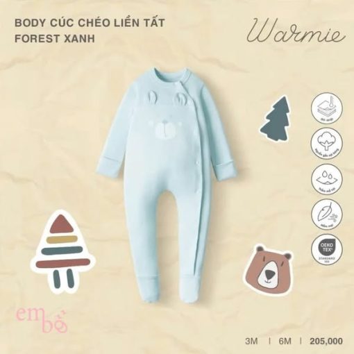 Body dài liền tất warmie