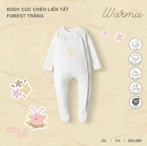 Body dài liền tất warmie